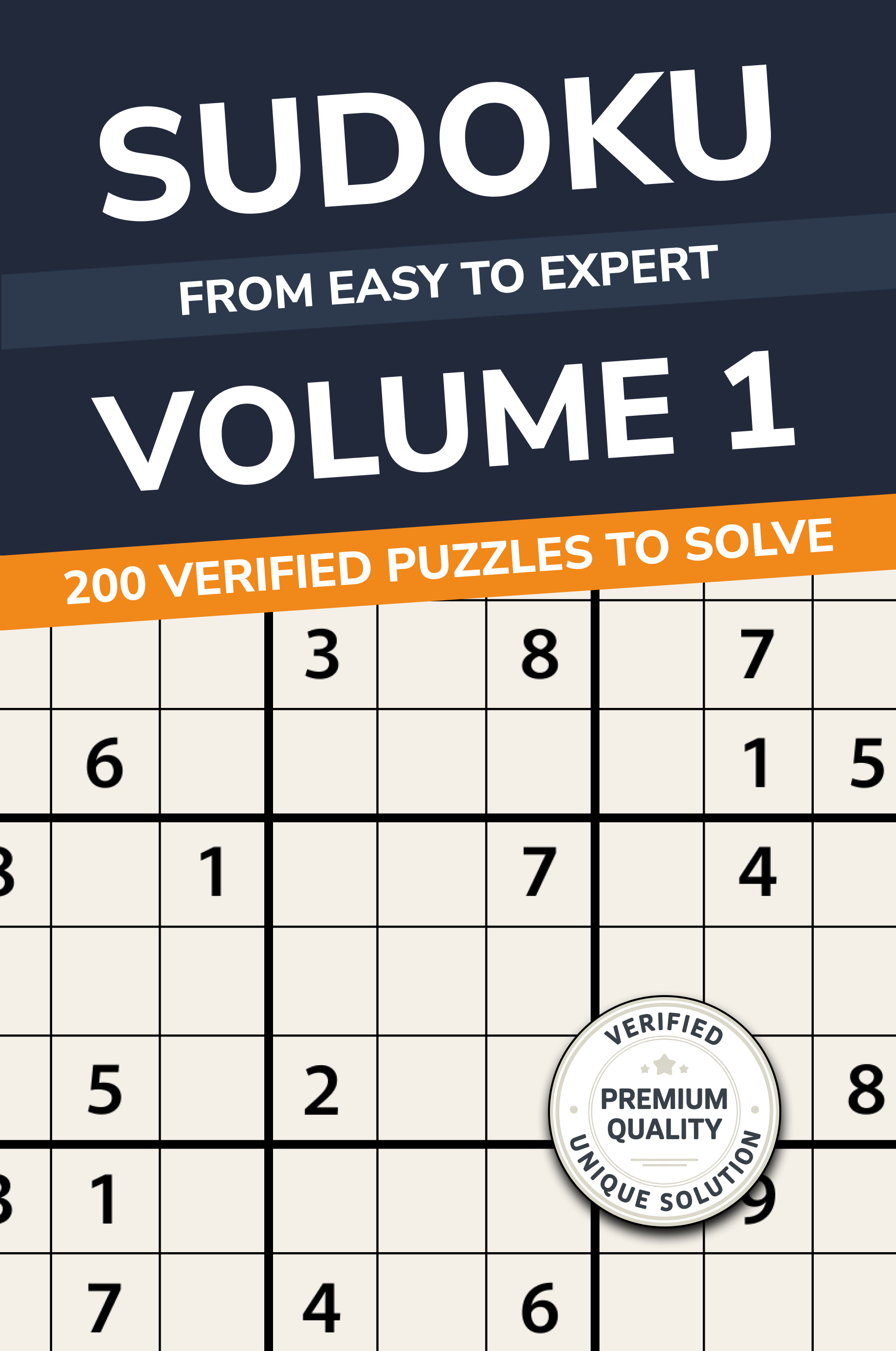 Sudoku Volume 1 by Northgrid Press — front cover showing puzzle grid